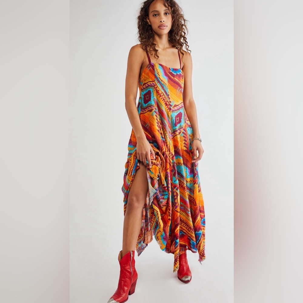 Free People Sahara Maxi Dress With Pockets